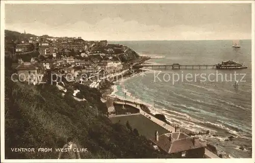 Ventnor Isle of Wight View from West Cliff / Isle of Wight /Isle of Wight