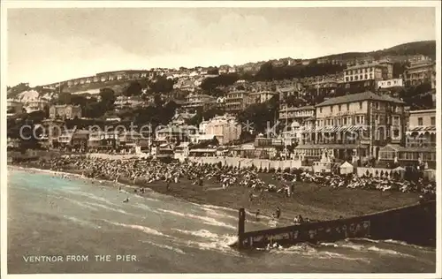 Ventnor Isle of Wight View from the Pier Beach / Isle of Wight /Isle of Wight