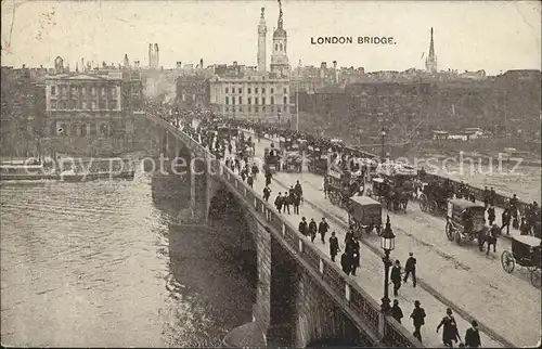 London London Bridge Thames Kat. City of London