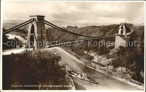 Bristol UK Clifton Suspension Bridge Avon Gorge Leigh Woods / Bristol, City of /Bristol, City of