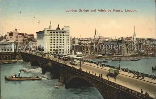 London London Bridge and Adelaide House Kat. City of London