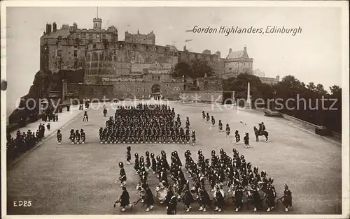 Edinburgh Gordon Highlanders Military Castle Kat. Edinburgh