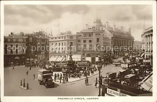 London Piccadilly Circus Monument Kat. City of London