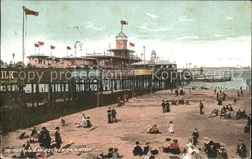 New Brighton Wirral The Pier and Sands Kat. Wirral
