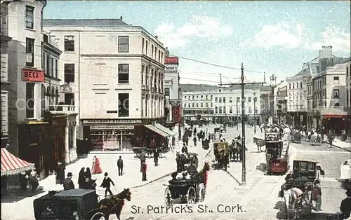Cork St Patricks Street Pferdekutsche Kat. Cork