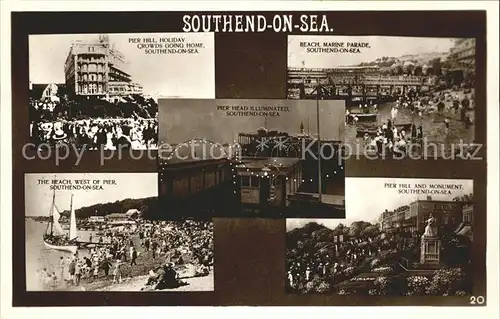 Southend-on-Sea Pier Hill Beach Marine Parade Monument / Southend-on-Sea /Southend-on-Sea