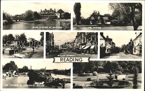 Reading River Thames Broad Street Bridge Forbury Gardens Valentine s Series Kat. Reading