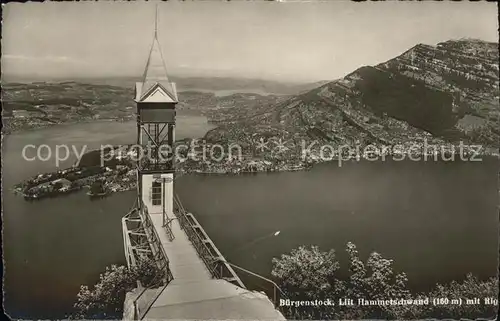 Buergenstock Berghaus Hammetschwand Lift Kat. Buergenstock