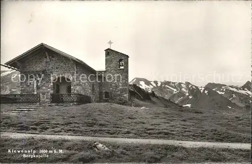 Beckenried Klewenalp mit Bergkapelle Kat. Beckenried