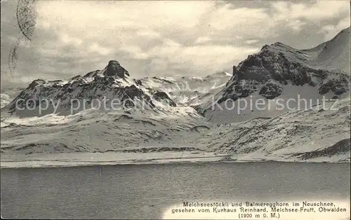 Melchsee Frutt Melchseestoeckli und Balmeregghorn  Kat. Melchsee Frutt