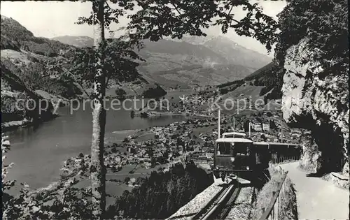 Lungern mit Bruenigbahn Kat. Lungern