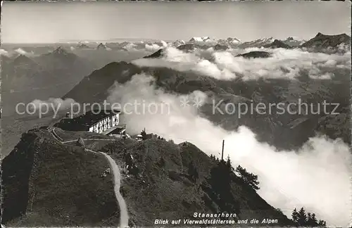 Stanserhorn Hotel Vierwaldstaettersee Alpenblick Kat. Stanserhorn