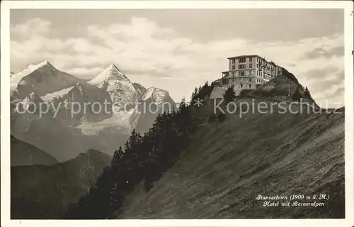 Stanserhorn Hotel mit Bernralpen Kat. Stanserhorn