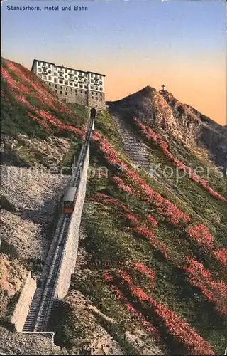 Stanserhorn Hotel und Bergbahn  Kat. Stanserhorn