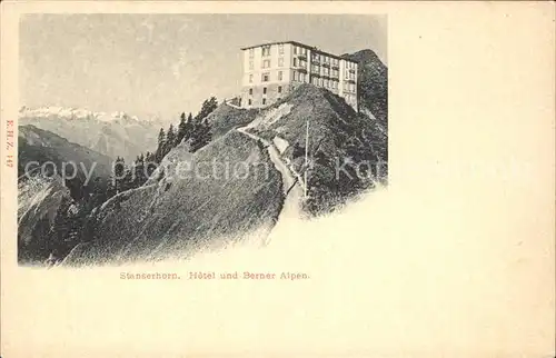 Stanserhorn Hotel und Berneralpen Kat. Stanserhorn