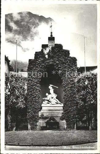 Stans Nidwalden Winkelried Denkmal Kat. Stans