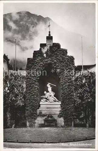 Stans Nidwalden Winkelried Denkmal Kat. Stans