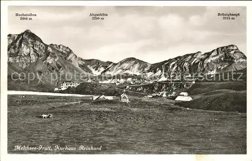 Melchsee Frutt Kurhaus Reinhard Hochstollen Abgschuetz Bruenighaupt Kat. Melchsee Frutt