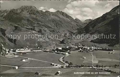 Andermatt mit Unteralptal Kat. Andermatt