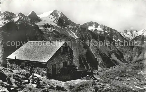 Maderanertal Hotel Alpenclub Windgaellenhuette Oberalpstock Piz Giuf Kat. Silenen