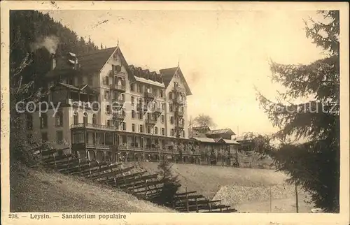 Leysin Sanatorium populaire Kat. Leysin