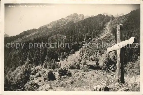 Mont Blanc Sur la route de la Creusaz Kat. Chamonix Mont Blanc