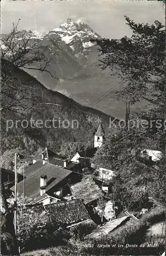 Gryon et les Dents du Midi Kat. Gryon