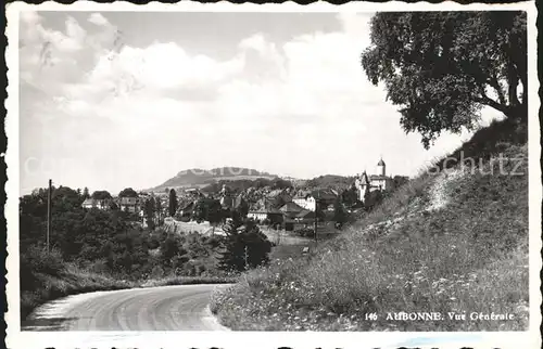 Aubonne VD Vue generale Kat. Aubonne