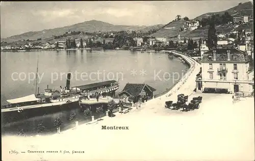 Montreux VD Quai Dampfer / Montreux /Bz. Vevey