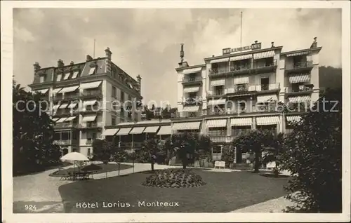 Montreux VD Hotel Lorius / Montreux /Bz. Vevey