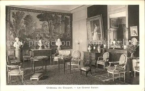 Coppet Chateau de Coppet Le Grand Salon Kat. Coppet