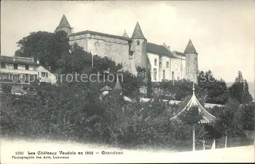 Grandson Les Chateaux Vaudois en 1905 Kat. Grandson