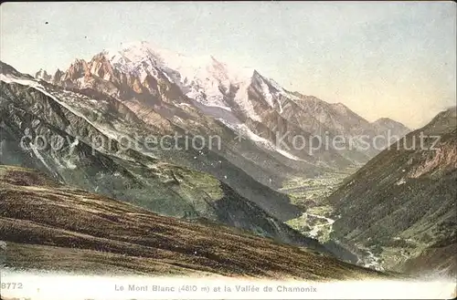 Mont Blanc et la Vallee de Chamonix Kat. Chamonix Mont Blanc