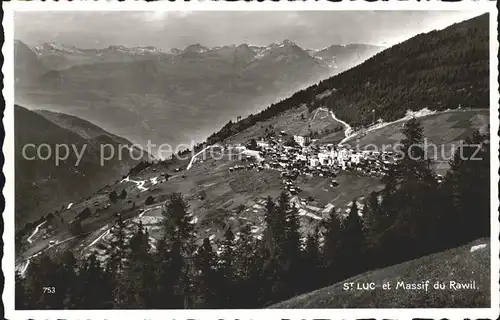 St Luc et Massif du Rawil Kat. St Luc