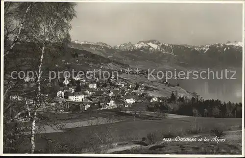 Chexbres et les Alpes Kat. Chexbres