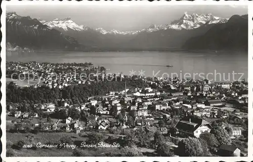 Corseaux sur Vevey Panorama Pension Beau Site Kat. Corseaux