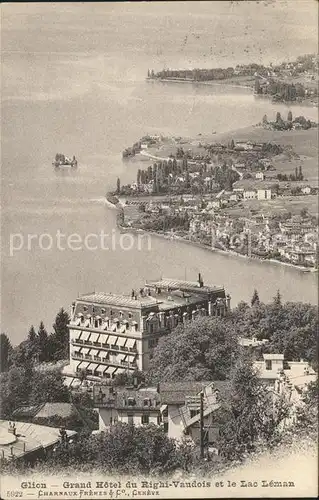 Glion Grand Hotel du Righi Vaudois et le Lac Leman Kat. Glion