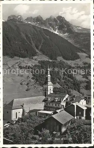 Val d Illiez Eglise Kat. Val d Illiez