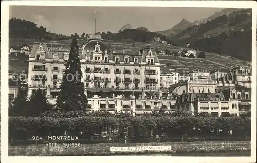 Montreux VD Hotel Suisse / Montreux /Bz. Vevey