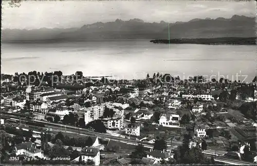 Nyon VD Vue aerienne Kat. Nyon