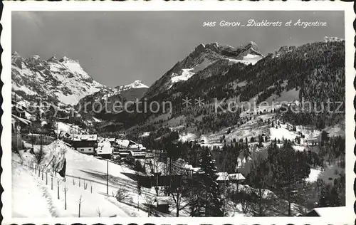 Gryon Diablerets et Argentine Kat. Gryon