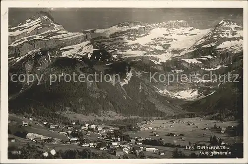 Les Diablerets Aigle Vue generale Kat. Les Diablerets