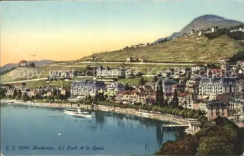 Montreux VD Le Port et le Quai / Montreux /Bz. Vevey