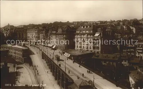 Lausanne VD Le grand Pont / Lausanne /Bz. Lausanne City