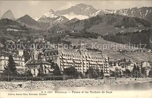 Montreux VD Palace et les Rochers de Naye / Montreux /Bz. Vevey