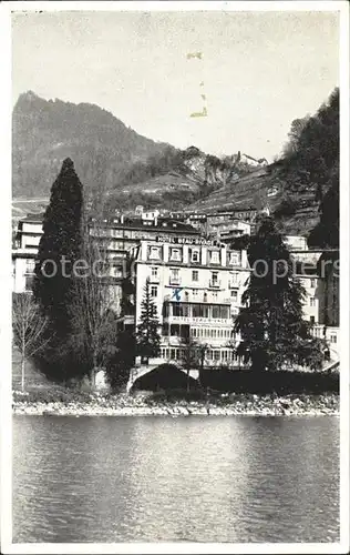 Montreux VD Hotel Beau Rivage / Montreux /Bz. Vevey