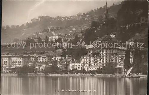 Montreux VD avec Lac Leman / Montreux /Bz. Vevey