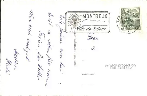 Montreux VD et Rochers de Naye / Montreux /Bz. Vevey