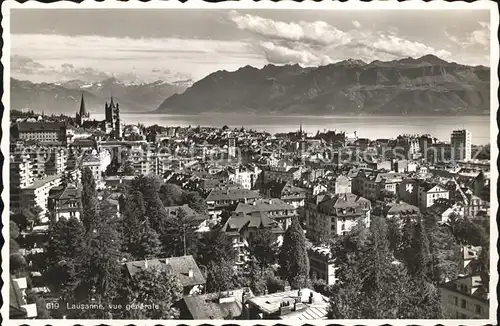 Lausanne VD Vue generale / Lausanne /Bz. Lausanne City