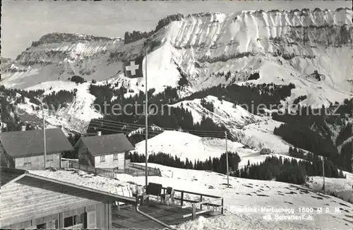 Marbachegg Berggasthaus Eigerblick mit Schattenfluh Kat. Marbachegg